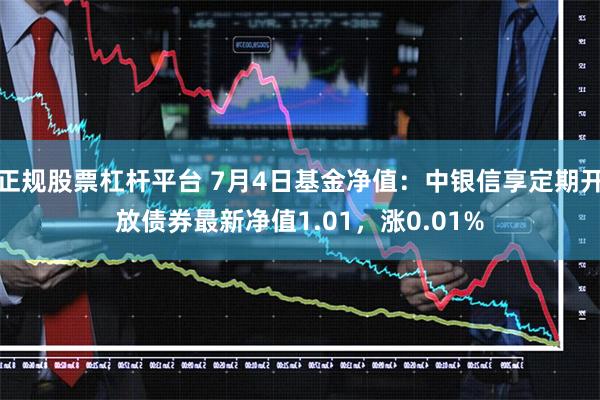 正规股票杠杆平台 7月4日基金净值：中银信享定期开放债券最新净值1.01，涨0.01%