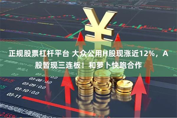 正规股票杠杆平台 大众公用H股现涨近12%，A股暂现三连板！和萝卜快跑合作